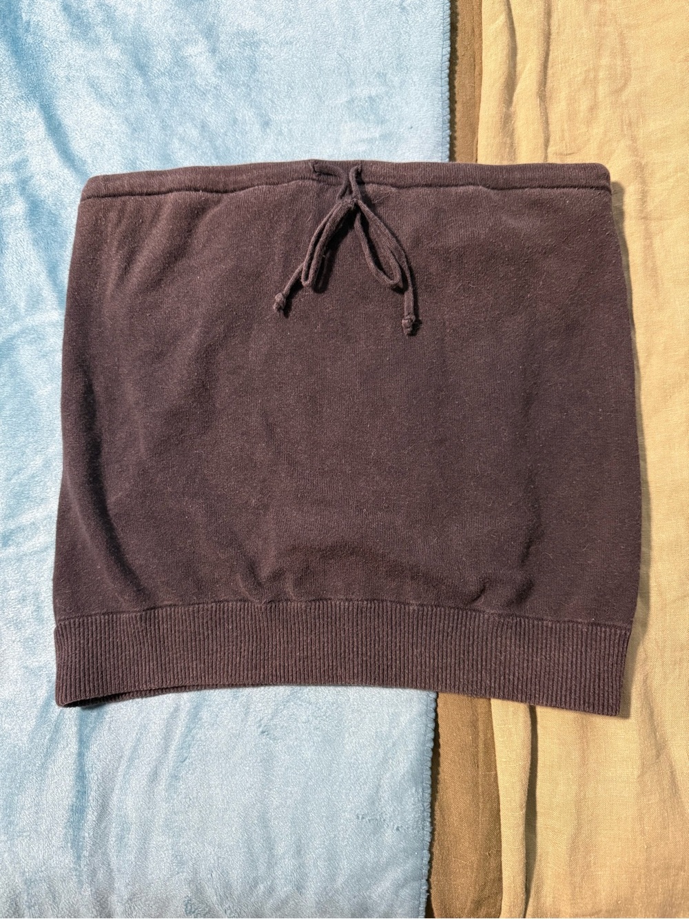 GAP Black knit tube top